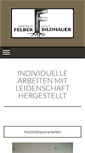 Mobile Screenshot of bildhauer-felber.ch